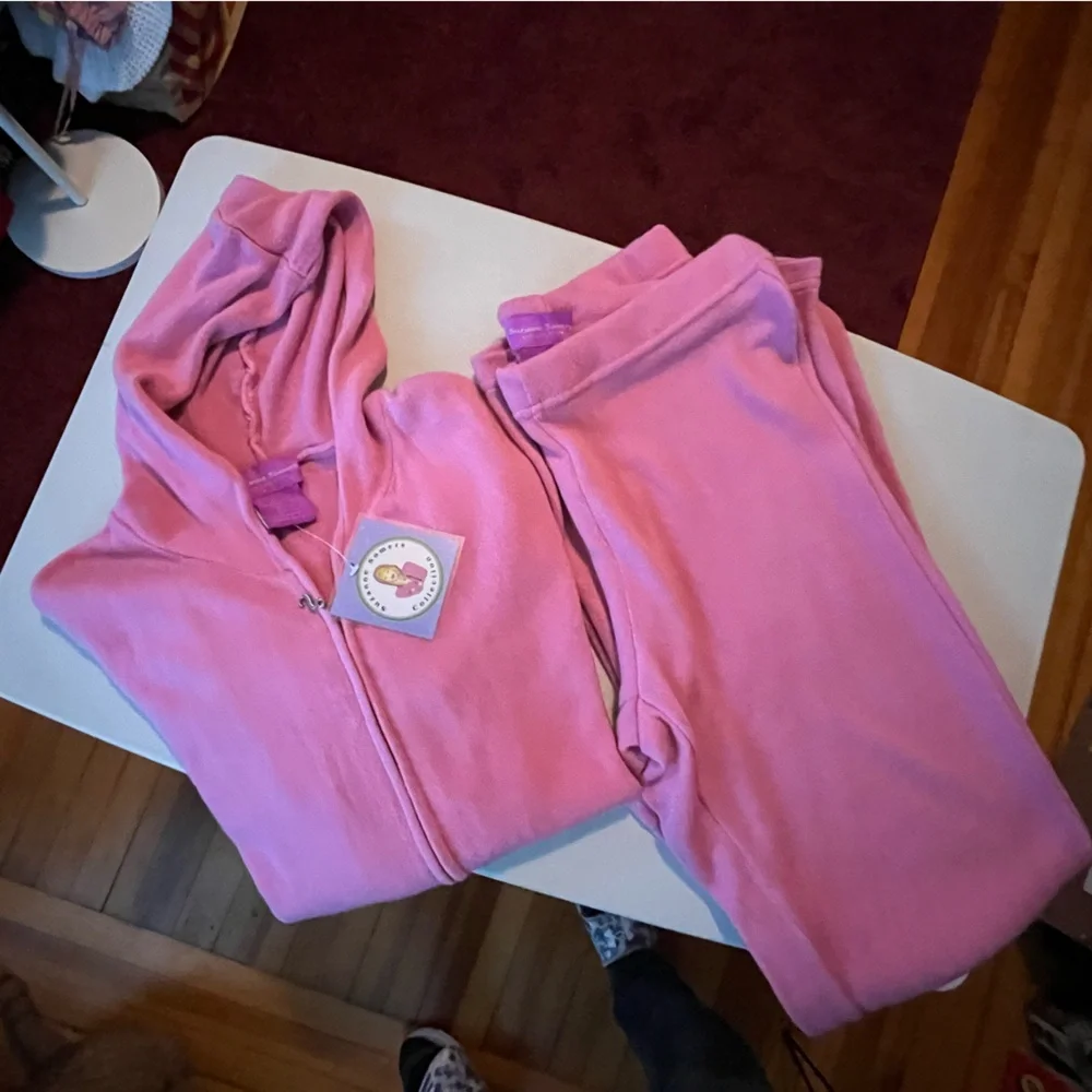 Suzanne Somers Pink Knit Leisure Wear - Picture 2 of 16